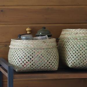 竹背負いカゴ 網代編み 手造り 箕 竹 み 竹製品 ミニチュア 竹かご 籠