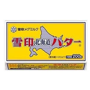 雪印北海道バター 食塩不使用  200g×4個。牛乳の風味や香りが豊か。植物性油と動物性油バランス超...