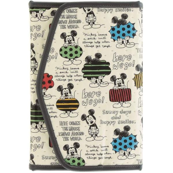 母子手帳ケース ミッキー 不織布製 スケッチブック BMAN1
