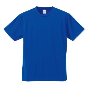 Ｔシャツ 半袖 メンズ ドライ アスレチック 4.1oz 5XL サイズ コバルトブルー ビック 大...