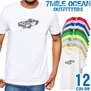 メンズ Tシャツ 半袖 プリント アメカジ 大きいサイズ 7MILE OCEAN アメ車｜trend-i
