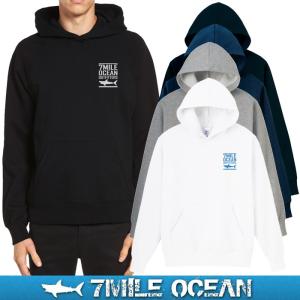 メンズ パーカー プルオーバー 裏起毛 7MILE OCEAN ワンポイント ロゴ プリント アメカジ アウトドア ストリート 大きいサイズ 秋冬 新作｜trend-i