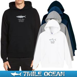 メンズ パーカー プルオーバー 裏起毛 7MILE OCEAN ワンポイント ロゴ プリント アメカジ アウトドア ストリート 大きいサイズ 秋冬 新作｜trend-i