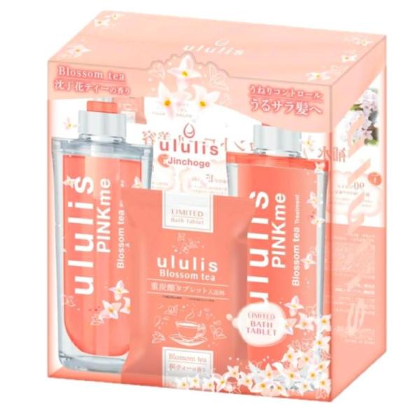 ウルリス ピンクミー 沈丁花ティーの香りシャンプー340ｍｌ＆コンディショナー335ｇセットおまけ付...