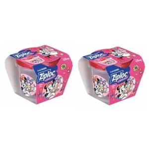 2個セット ジップロック　ミニー ＆ デイジー　スクリューロック　深め　冷凍 レンジOK　数量限定　埼玉倉庫