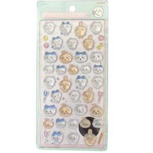 3匹　ちいかわ シール 正規品　ちいかわ × ハチワレ × うさぎ ボンボンドロップシール S8542945 サンスター文具　埼玉倉庫｜トレンドオフィス
