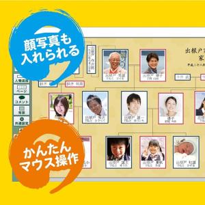 【正規品】 らくらく家系図作成 ダウンロード版...の詳細画像1