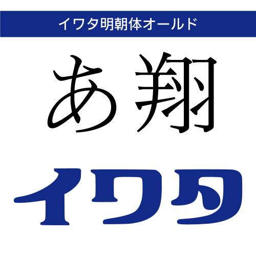 【正規品】 TrueType イワタ明朝体オールド ダウンロード版 【3時間でメール納品】