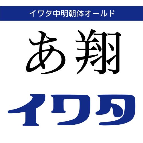 【正規品】 TrueType イワタ中明朝体オールド ダウンロード版 【3時間でメール納品】