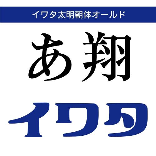 【正規品】 TrueType イワタ太明朝体オールド ダウンロード版 【3時間でメール納品】