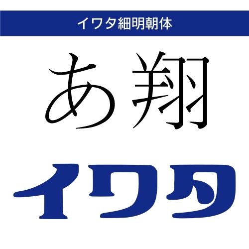 【正規品】 TrueType イワタ細明朝体 ダウンロード版 【3時間でメール納品】