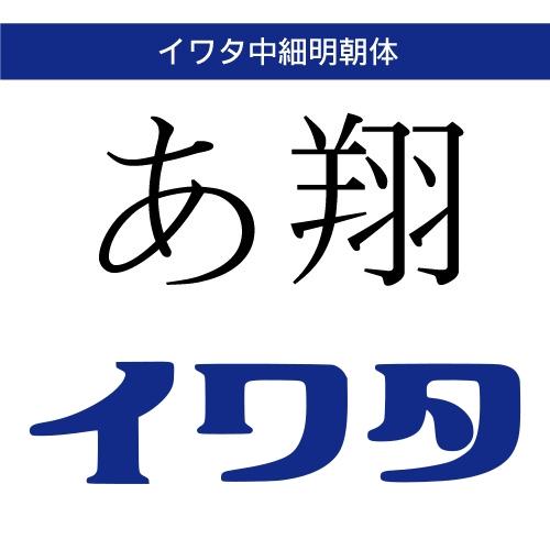 【正規品】 TrueType イワタ中細明朝体 ダウンロード版 【3時間でメール納品】