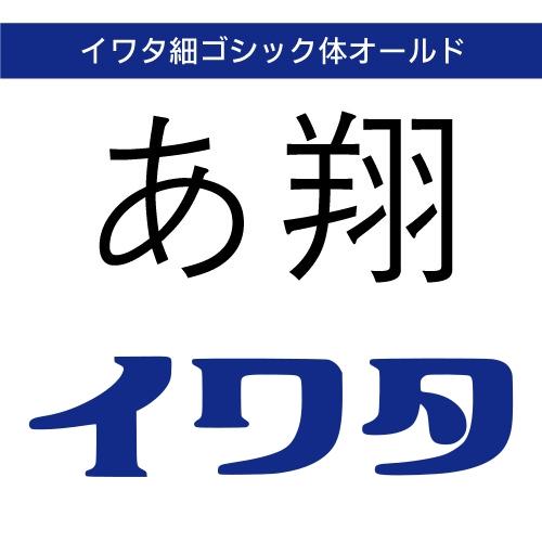 【正規品】 TrueType イワタ細ゴシック体オールド ダウンロード版 【3時間でメール納品】