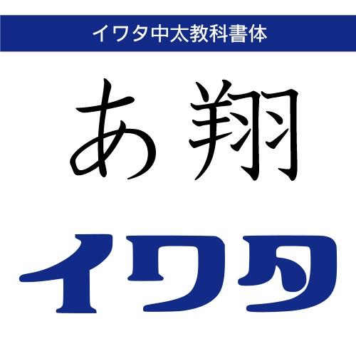 【正規品】 TrueType イワタ中太教科書体 ダウンロード版 【3時間でメール納品】