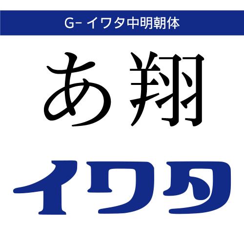 【正規品】 TrueType G-イワタ中明朝体 ダウンロード版 【3時間でメール納品】