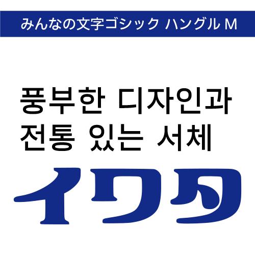 【正規品】 TrueType みんなの文字ゴシックハングル M ダウンロード版 【3時間でメール納品...