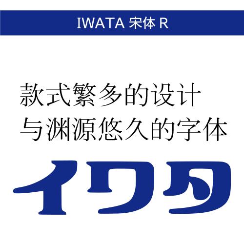 【正規品】 TrueType IWATA 宋体 R ダウンロード版 【3時間でメール納品】
