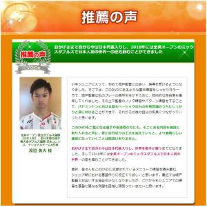 バドミントンジュニア上達の極意DVD 〜小平ジ...の詳細画像1