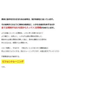 ビジョントレーニングDVD 〜スポーツに必要な...の詳細画像3
