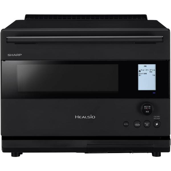 シャープ ウォーターオーブン ヘルシオ ベーシックモデル AX-N1B-B 30L ブラック 1段調...