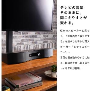 ミライスピーカー ステレオ テレビ用スピーカー...の詳細画像1