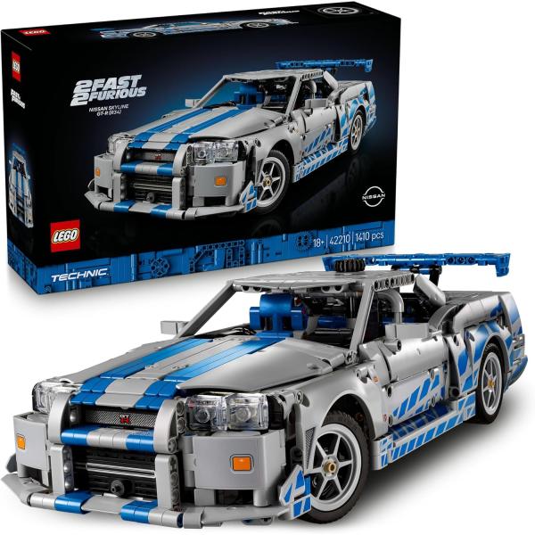 レゴ(LEGO) テクニック ワイルド・スピード 日産スカイラインGT-R (R34) おもちゃ 玩...