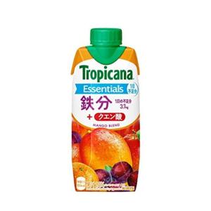 トロピカーナ エッセンシャルズ 鉄分 プリズマパック 330ml×12本の商品画像