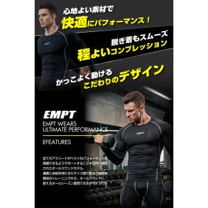 EMPT メンズ コンプレッションウェア 長袖...の詳細画像2