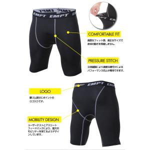 EMPT コンプレッションタイツ メンズ ショ...の詳細画像4