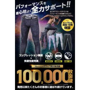 EMPT コンプレッションタイツ メンズ ロン...の詳細画像1