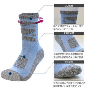 登山 トレッキング ソックス 靴下 4 メンズ...の詳細画像3