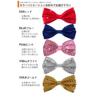スパンコール ネクタイ 蝶ネクタイ ステージ衣...の詳細画像5
