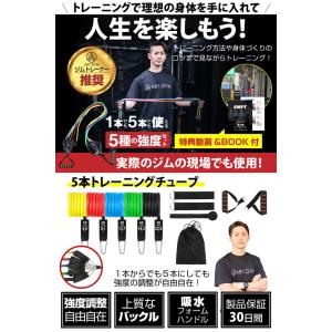 トレーニング動画付 トレーニングチューブ 11...の詳細画像1