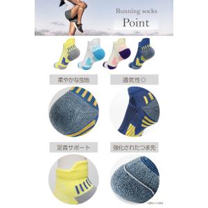 ランニングソックス レディース2 くるぶしソッ...の詳細画像3