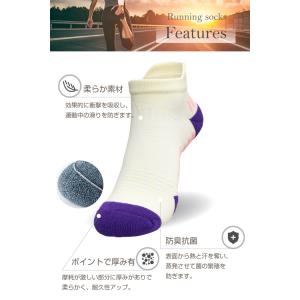 ランニングソックス レディース2 くるぶしソッ...の詳細画像4