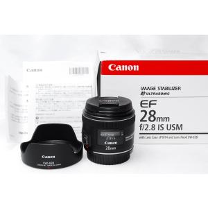 Canon 単焦点レンズ EF28mm F2.8 IS USM フルサイズ対応