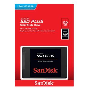 SanDisk 内蔵 2.5インチ SSD / SSD Plus 120GB / SATA3.0 /...