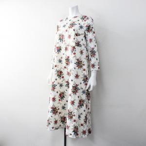 【サマーセール】2020SS 定価4.7万 YAECA WRITE ヤエカ ライト 90701 A LINE DRESS SUSSEX S/フラワープリントAラインドレス 2400012021877