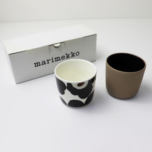 【スプリングセール】マリメッコ marimekko ハンドル無しコーヒーカップ2点セット/小物 湯呑...