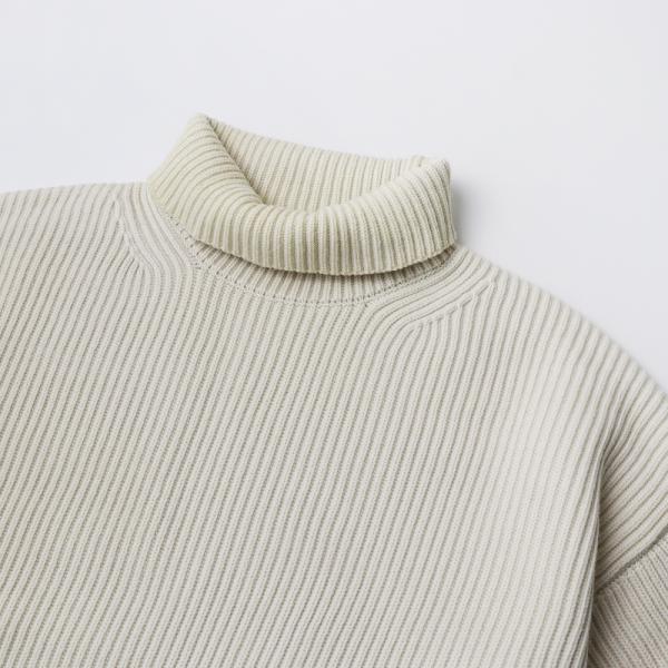 【スプリングセール】オーラリー AURALEE SUPER FINE WOOL RIB KNIT T...
