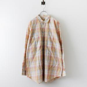 PAPAS（パパス） #wpc 長袖シャツ ネルシャツ チェック 大きいサイズ