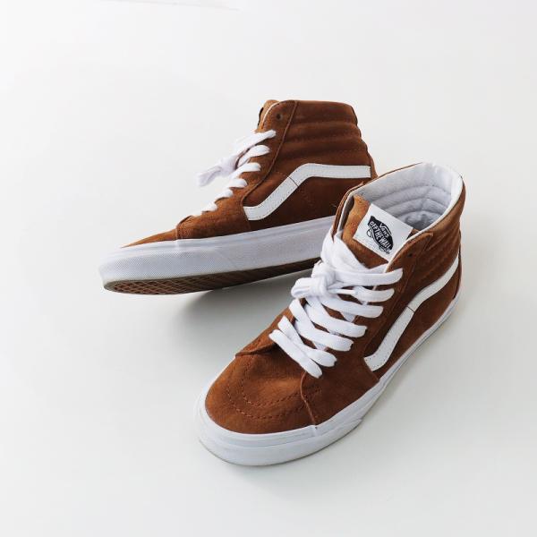 バンズ VANS 507698 SK8-HI スケートハイ5 ハイカットスニーカー 23.5/ブラウ...