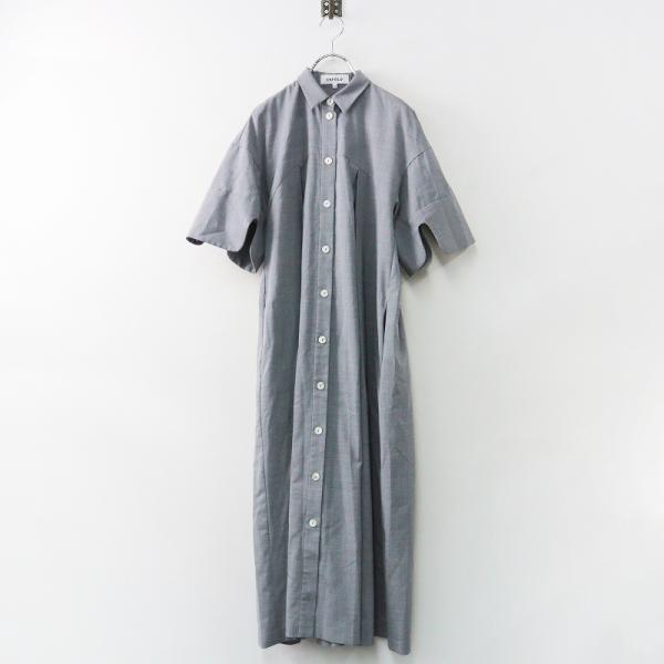 定価5.3万 2023AW エンフォルド ENFOLD WIDE-BOX-PLEATS DRESS ...