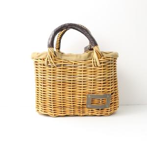 定価5.3万】エバゴス ebagos *ミニバーキン ブライドルレザー×紅籐