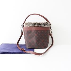 【新品未使用】russet ラシット　トートバッグ　ショルダーバッグ russet 未使用品△russet ラシット 刺し子トートバッグ モノグラム柄