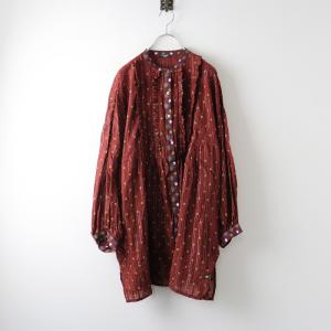 良品 2024AW マーブルシュッド marble SUD EMB gene フレアシャツ  