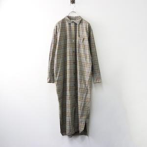 ヴラスブラム Vlas Blomme 13230091 Blushed Cotton Linen Coat dress  