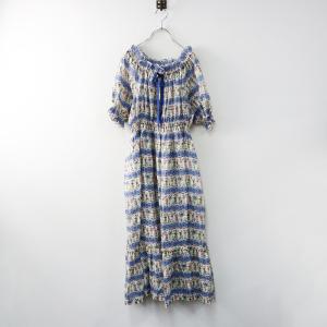 【サマーセール】未使用 定価6.4万 2024SS ジェーンマープル Jane Marple Parade smock dress パレードスモックドレス M/ブルー【2400014401950】