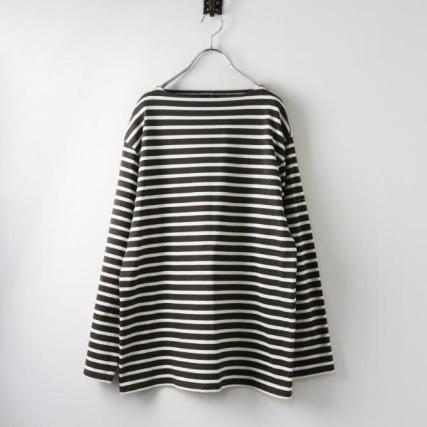 美品 セントジェームス SAINT JAMES OUESSANT ウェッソン コットン ボーダーバス...