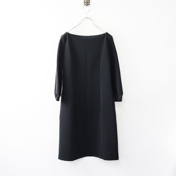フォクシー ニューヨーク FOXEY NEWYORK ストレッチ アールデコワンピース シアー袖口 ...